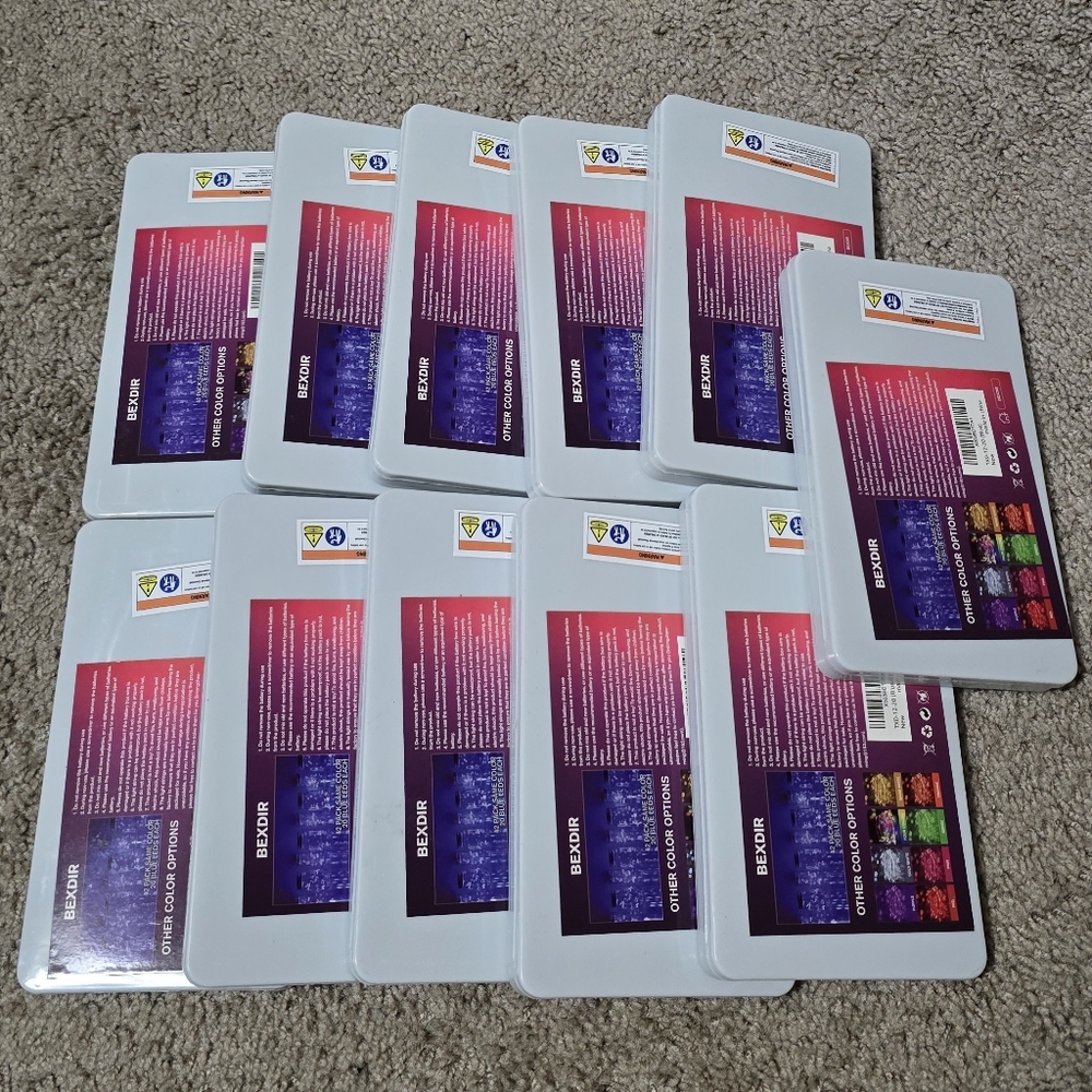 Fairy Lights: Blue 7ft 12 pack (lot of 11)